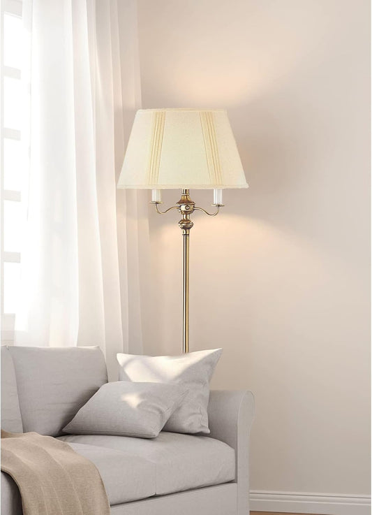150-Watt 6-Way Mechanism Floor Lamp, Antique Brass